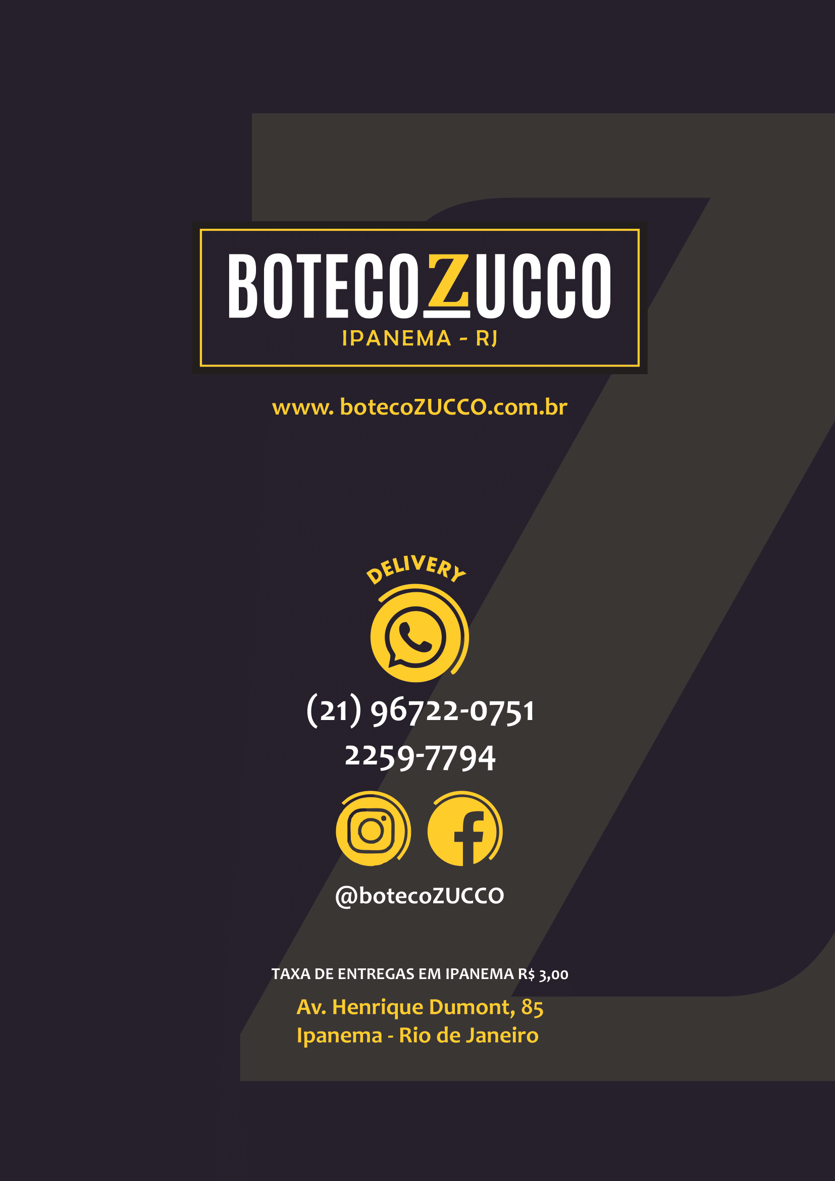 Boteco Zucco Rio de Janeiro